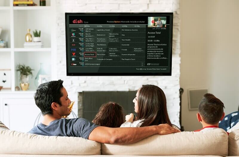 A Family Is Watching Tv In The Living Room Dish Channel Guide A family is watching tv in the living room dish channel guide